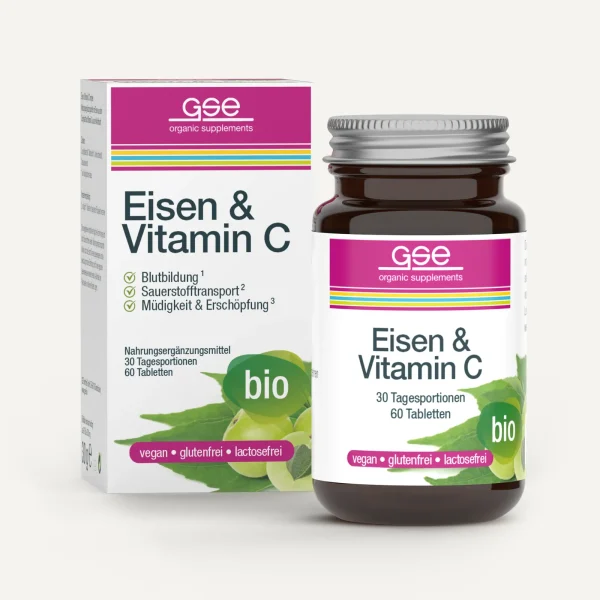 GSE Organic / Ekološko Železo in vitamin C kompleks