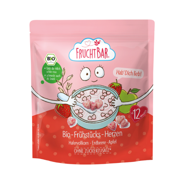 Frucht Bar | Ekološki srčki za zajtrk 'Ljubim te' 125 g