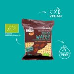 Super Fudgio | Ekološki veganski vafelj s kakavovo-lešnikovo kremo, sladkan z datlji 30 g - slika 2