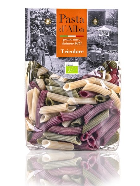 PASTA D’ALBA | Ekološke tribarvne penne, 250 g