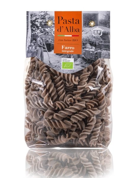 PASTA D’ALBA | Ekološki polnozrnati pirini fusilli, 250 g
