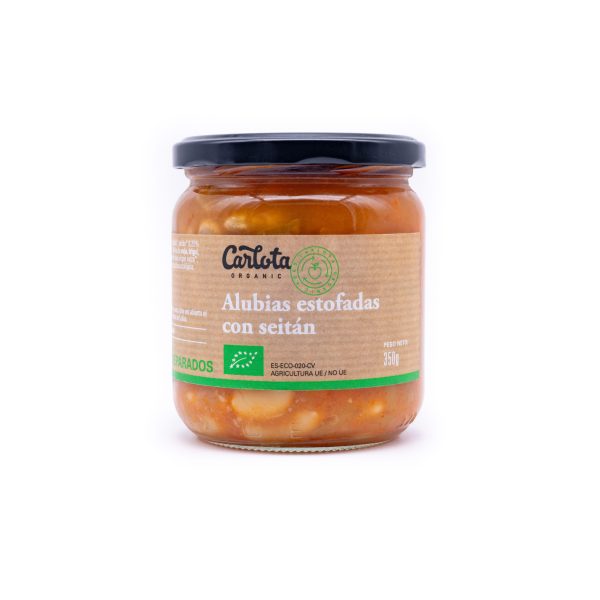 CARLOTA | Dušen fižol s seitanom, 350 g