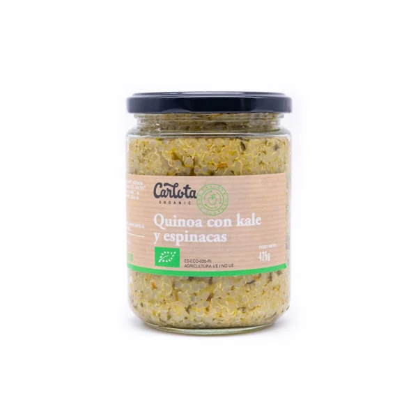 CARLOTA | Kvinoja z ohrovtom in špinačo, 425 g